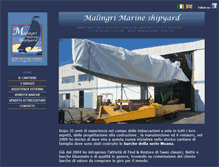 Tablet Screenshot of malingrimarine.com
